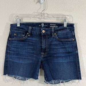 7 For All Mankind Kimmie Jean Cut-Off Shorts Size 31